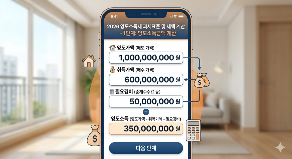 2026 양도소득세 계산방법 알아보기