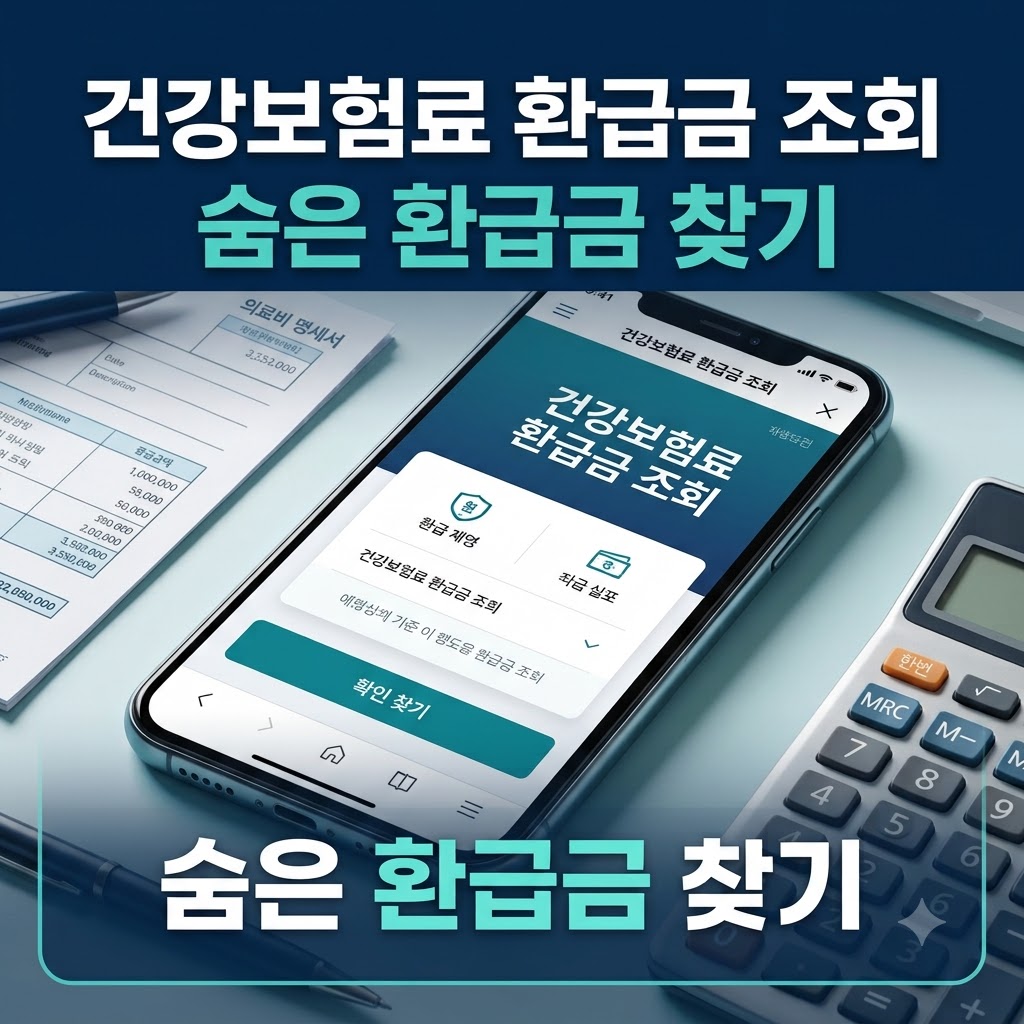 건강보험료 환급금 조회 및 신청 방법 안내